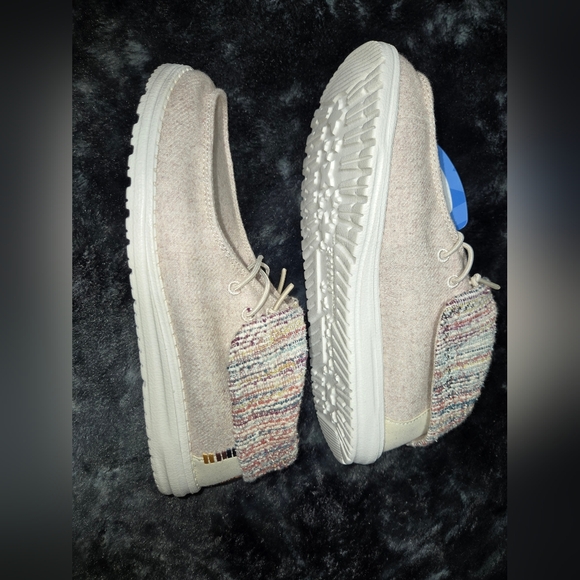 Hey Dudes Wendy Fold Baja Boots - Cream Multi - Size 9 - NWT - Picture 3 of 6